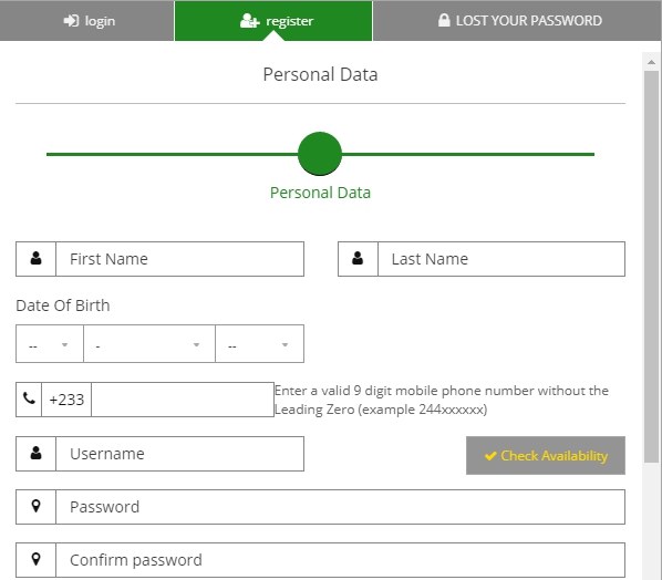 Soccabet in Ghana register