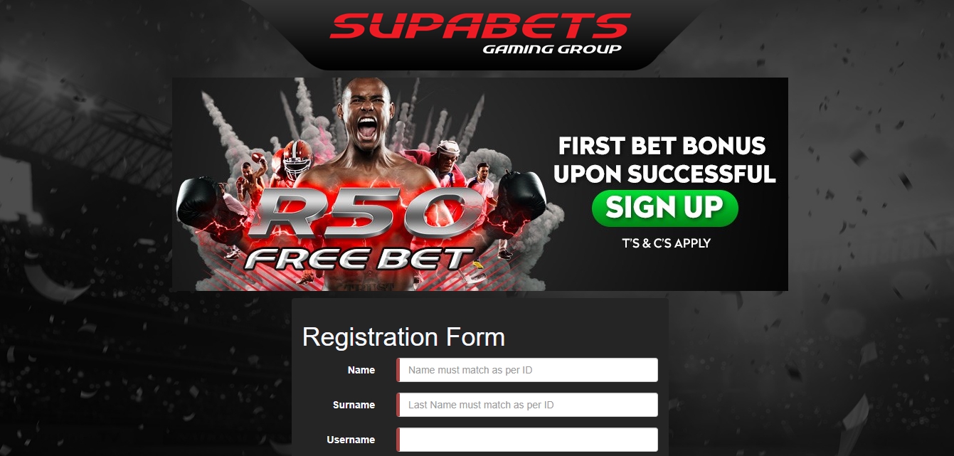 Supabets register online