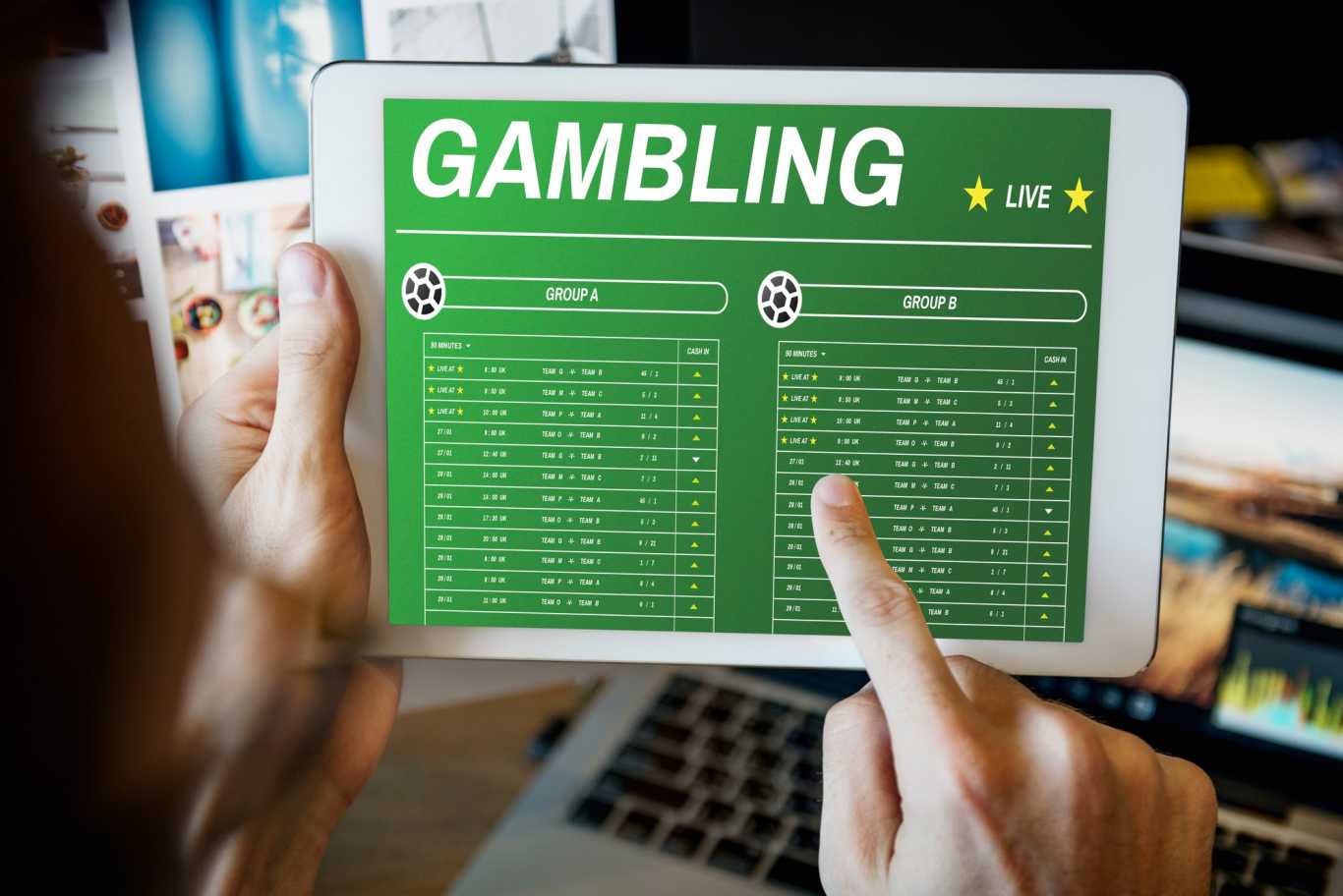 Bet Registration at an Online Gambling